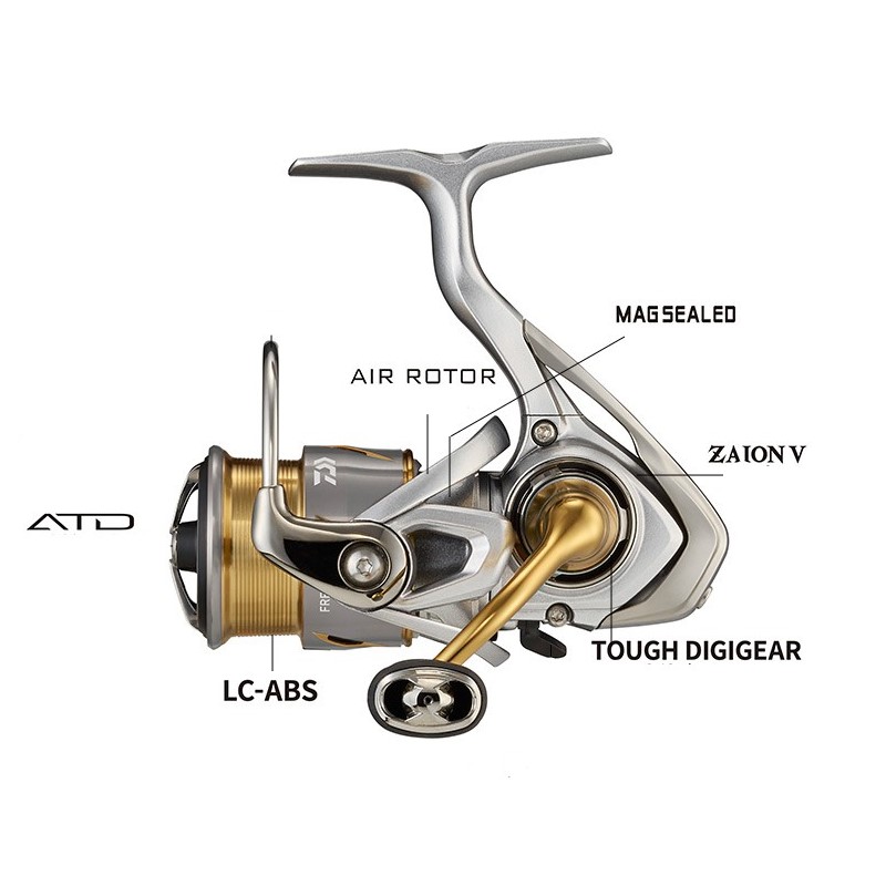 DAIWA 21 FREAMS LT 2000S 2500  - Daiwa Reel Fuego recensie en prijs